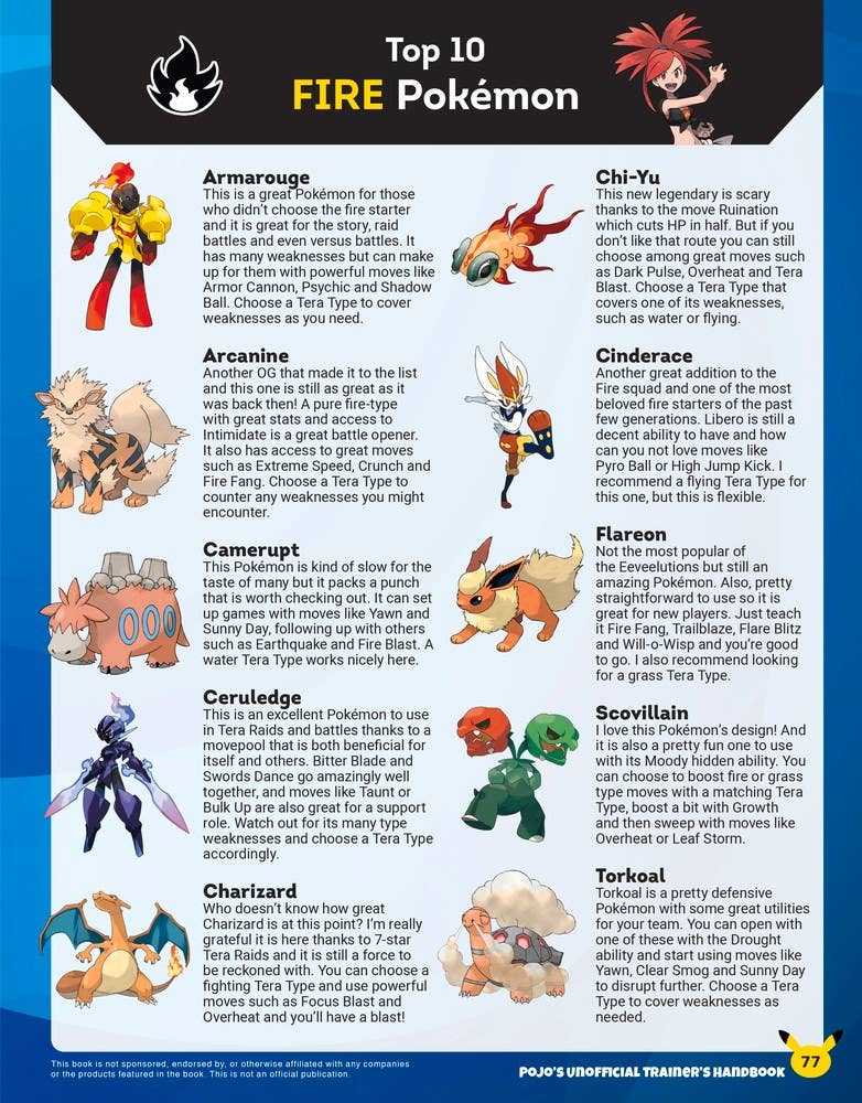 Pojo's Unofficial Ultimate Pokemon Trainer's Handbook: 8.5 x 11 x 0.40 / Paperback / 128