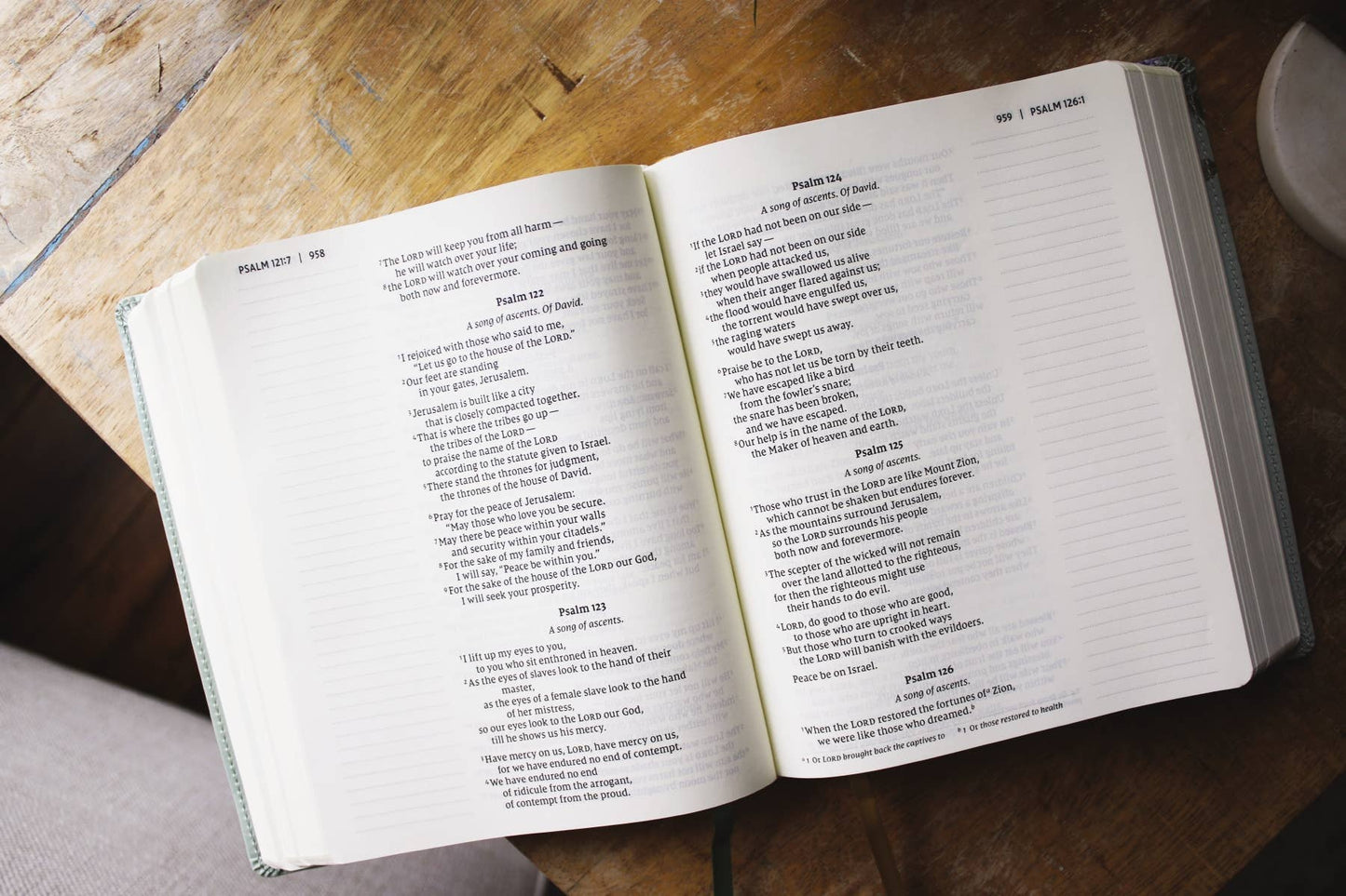 NIV Artisan Collection Bible LP Leathersoft Sage Floral