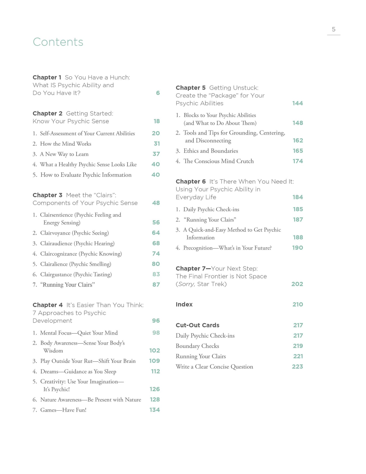 The Psychic Workbook