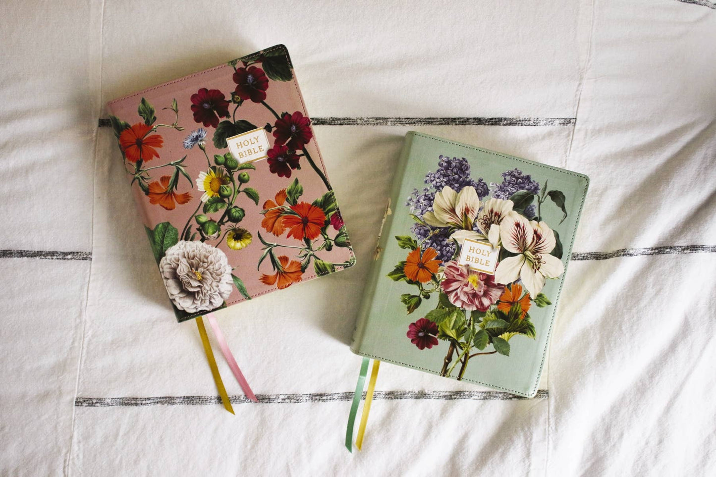 NIV Artisan Collection Bible LP Leathersoft Sage Floral