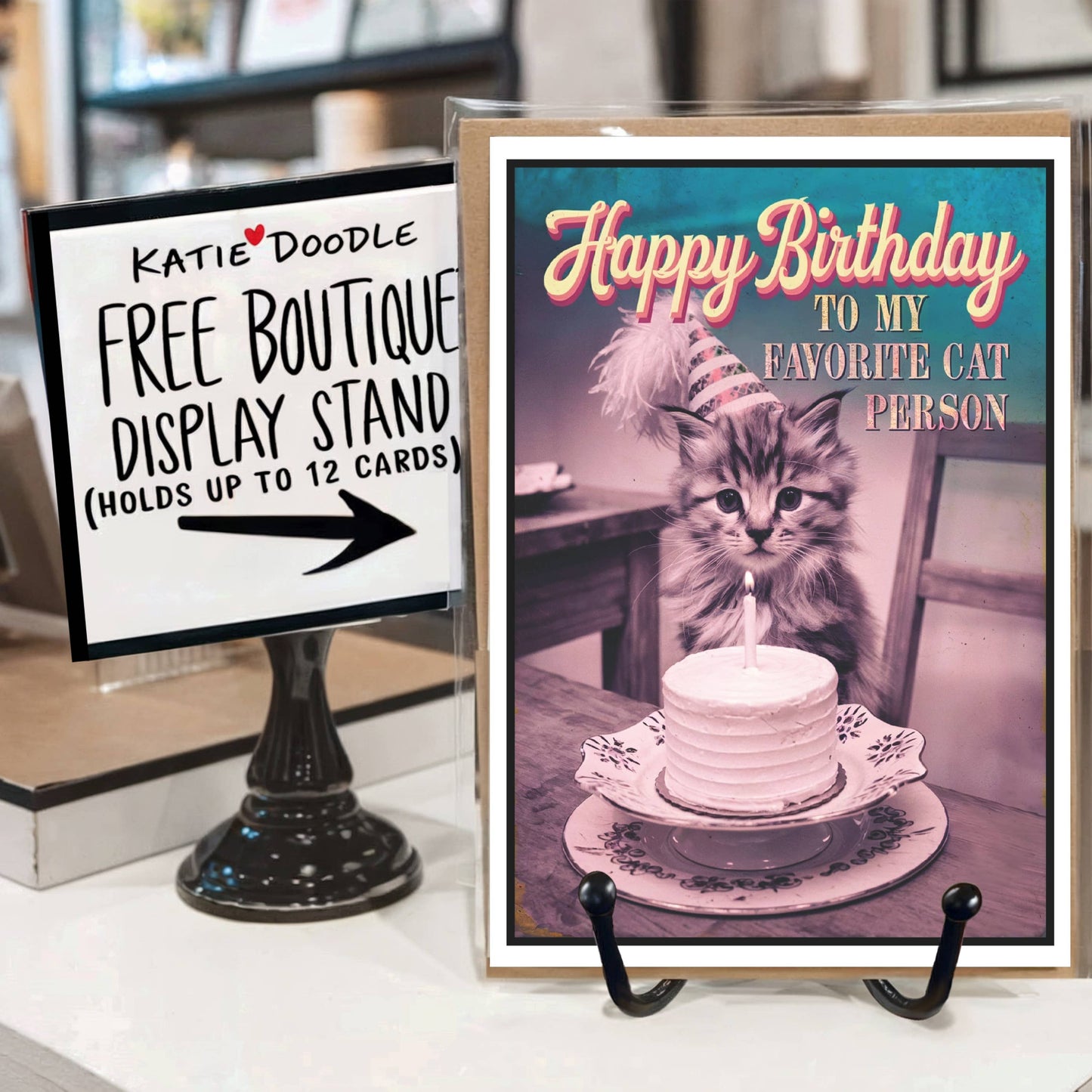 Happy Birthday Greeting Cards for Pet Lovers (Cat Person): Yes