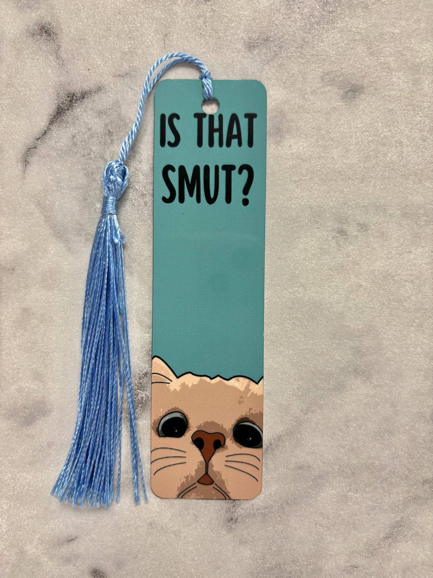 Is That Smut? Funny Cat Bookmark: Short