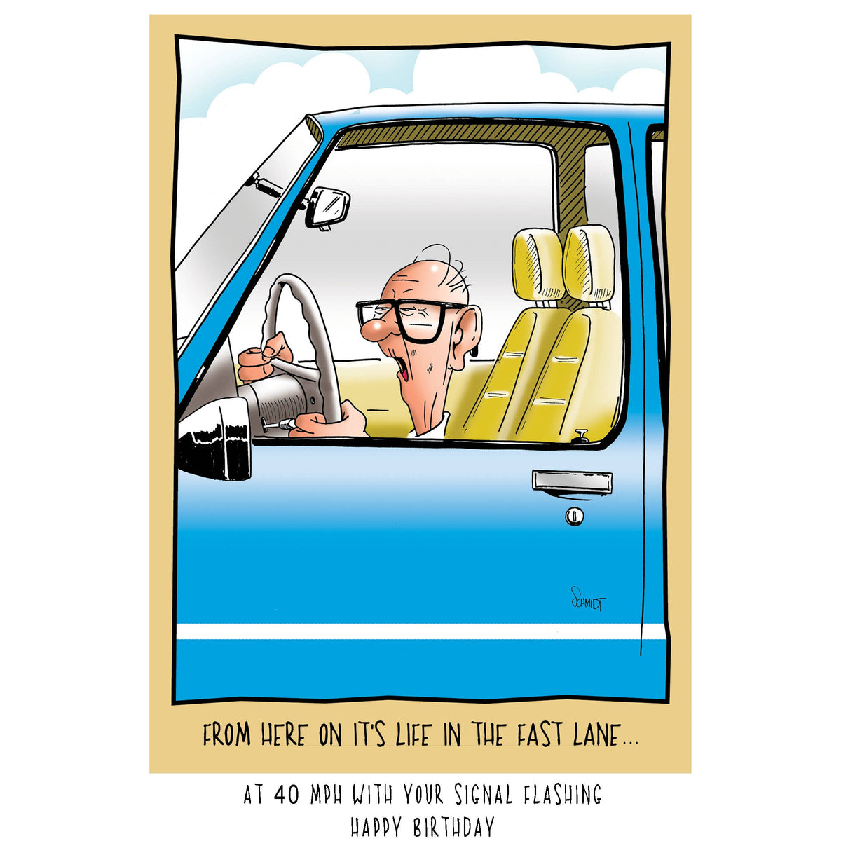 Life in the Fast Lane | Funny Birthday Card