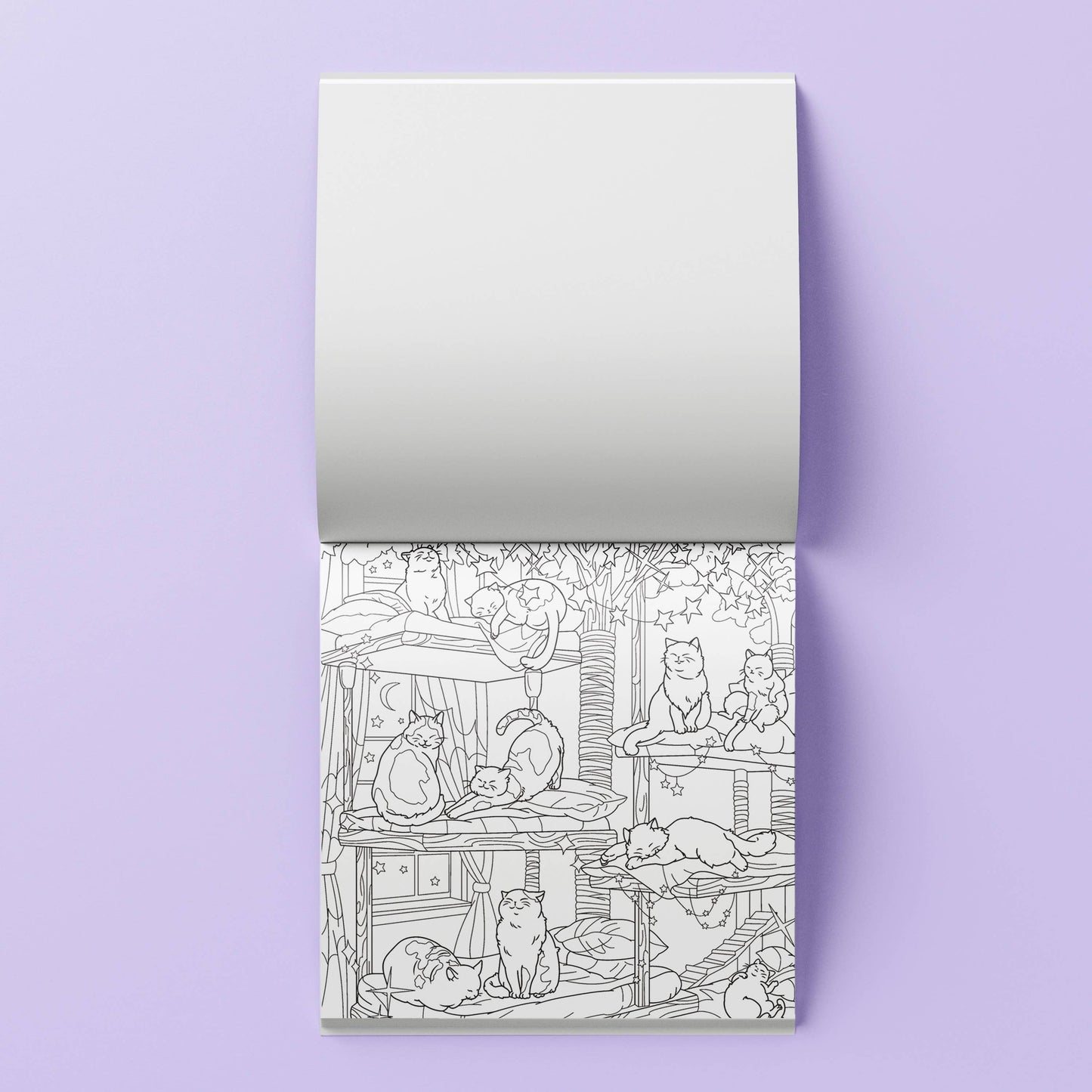 Art Maker Library Cats Coloring Kit