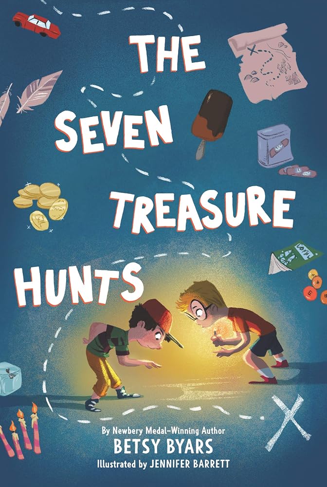 The Seven Treasure Hunts: An Adventure Chapter Book About Treasure Hunts and Friendship for Children (Ages 6-10) cover image