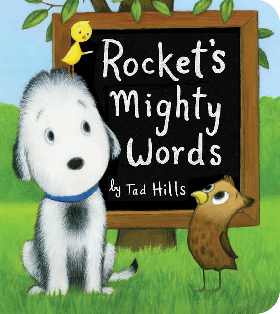 Rocket's Mighty Words (Oversized Board Book) cover image