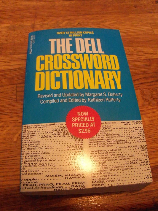 Dell Crossword Dictionary, The cover image