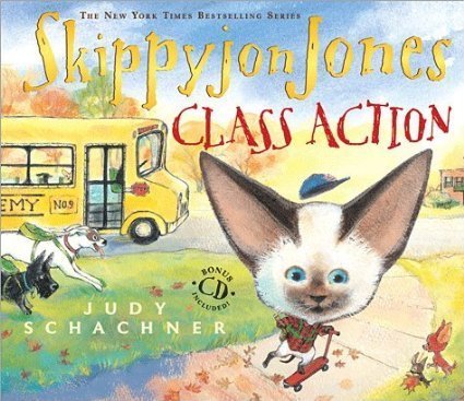 Skippyjon Jones Class Action Hardcover Book with Audio Cd cover image