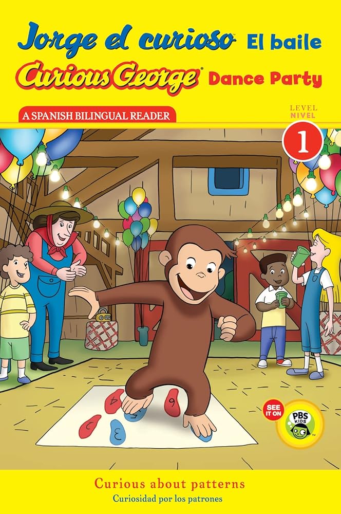 Jorge el curioso El baile/Curious George Dance Party (CGTV Reader) (Spanish and English Edition) cover image