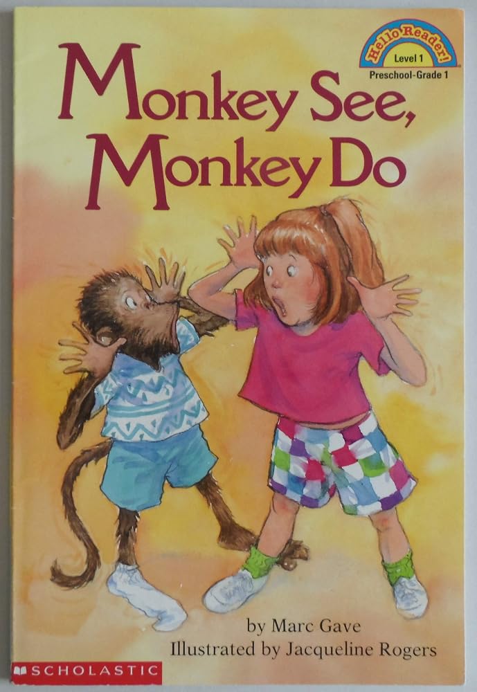 Schol Rdr Lvl 1: Monkey See, Monkey Do (Hello Reader) cover image