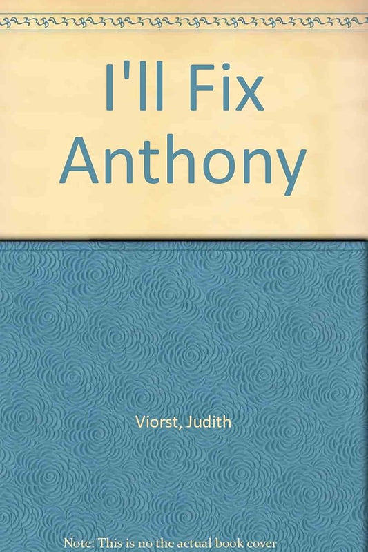 I'll Fix Anthony cover image