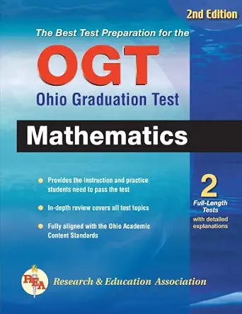 Ohio OGT Graduation Test Mathematics (REA) 2nd Edition (Ohio Graduation Test (OGT) Test Prep) cover image