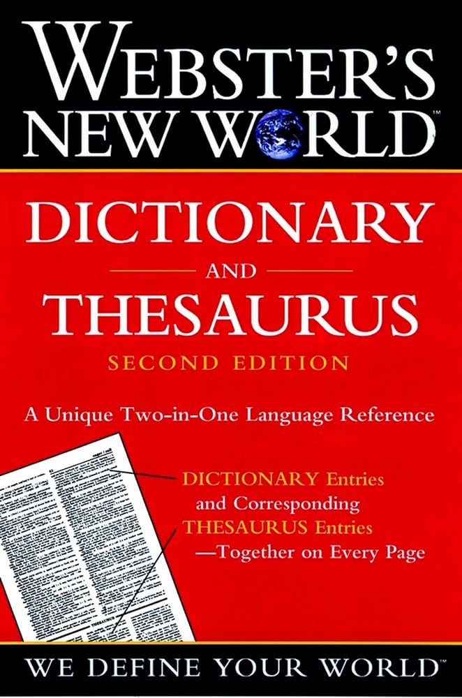 Webster's New World Dictionary And Thesaurus, (paper Edition): Two essential references in one―61,000+ dictionary and thesaurus entries paired together for instant word lookup cover image