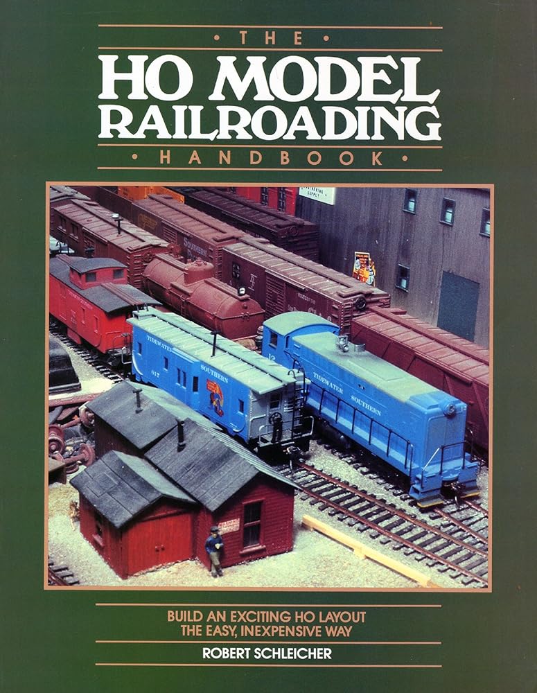 The HO model railroading handbook cover image