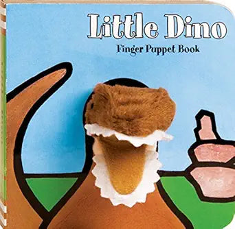 Little Dino: Finger Puppet Book: (Puppet Book for Baby, Little Dinosaur Board Book) (Little Finger Puppet Board Books, FING) cover image