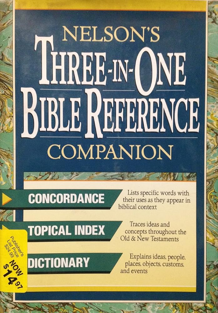 Nelson's Three-In-One Bible Reference Companion cover image