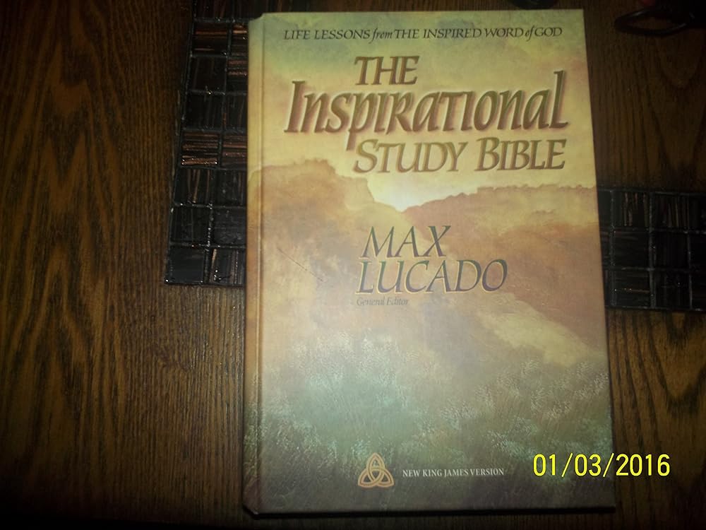 New King James Inspirational Study Bible cover image