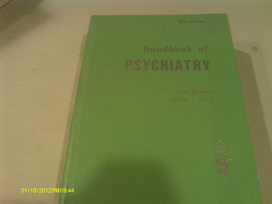 Handbook of psychiatry cover image