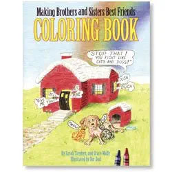 Making Brothers and Sisters Best Friends Coloring Book cover image