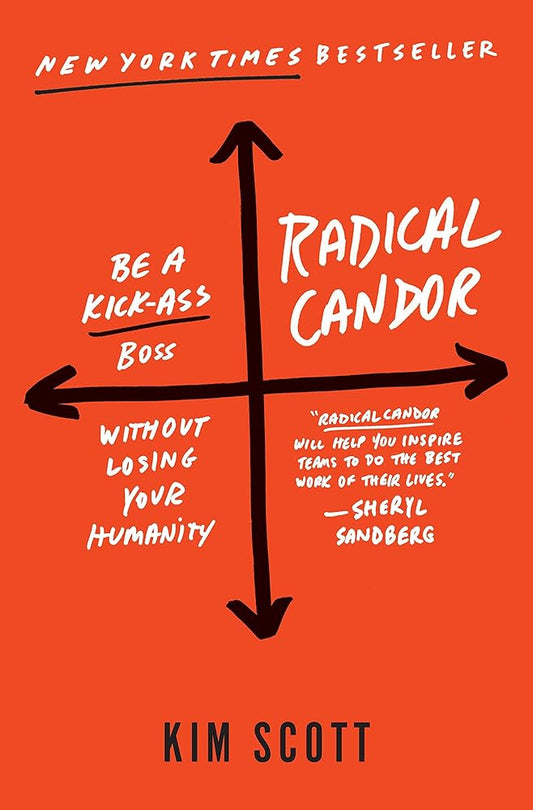 Radical Candor: Be a Kick-Ass Boss Without Losing Your Humanity cover image