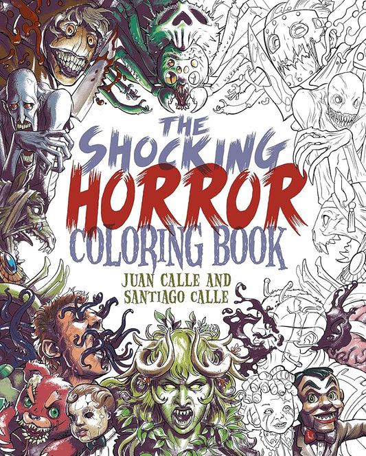 The Shocking Horror Coloring Book (Sirius Creative Coloring) cover image