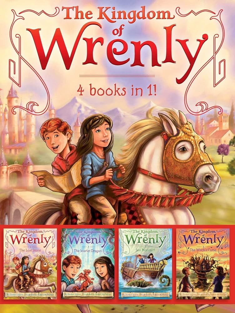 The Kingdom of Wrenly 4 Books in 1!: The Lost Stone; The Scarlet Dragon; Sea Monster!; The Witch's Curse cover image