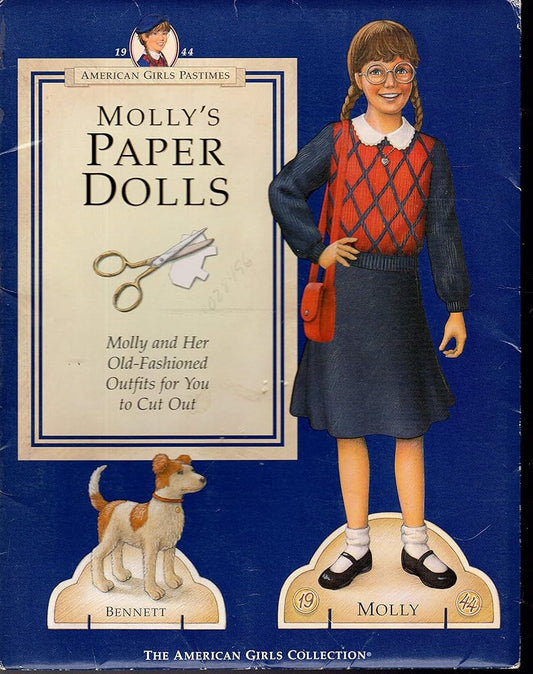 Molly's Paper Dolls: Molly and Her Old-Fashioned Outfits for You to Cut Out (American Girls Pastimes) cover image