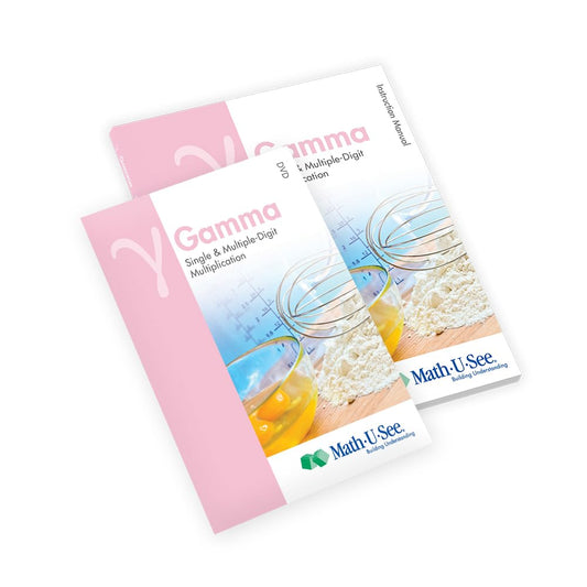Math U See: Gamma Level Instruction Pack (Instruction Manual and DVD) cover image