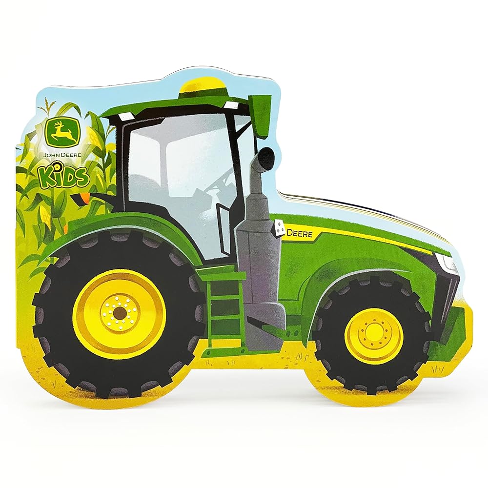 John Deere How Tractors Work - Children's Shaped Board Book for Little Farmers and Tractor Lovers (John Deere Kids) cover image
