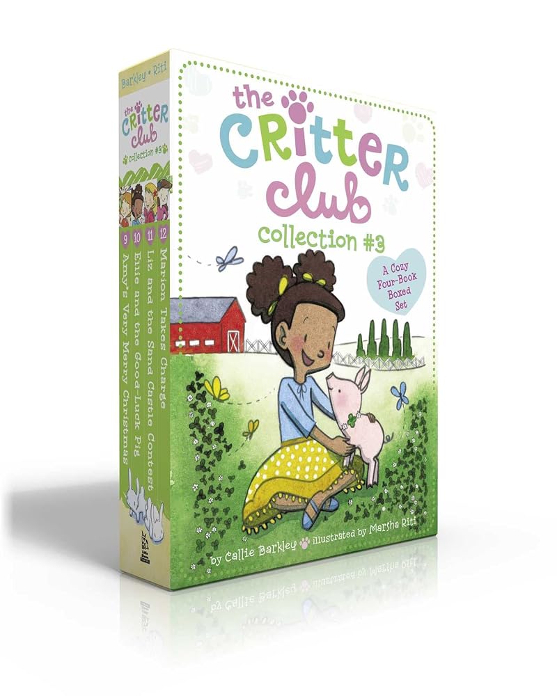 The Critter Club Collection #3 (Boxed Set): Amy's Very Merry Christmas; Ellie and the Good-Luck Pig; Liz and the Sand Castle Contest; Marion Takes Charge cover image