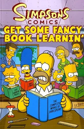 Simpsons Comics Get Some Fancy Book Lear cover image