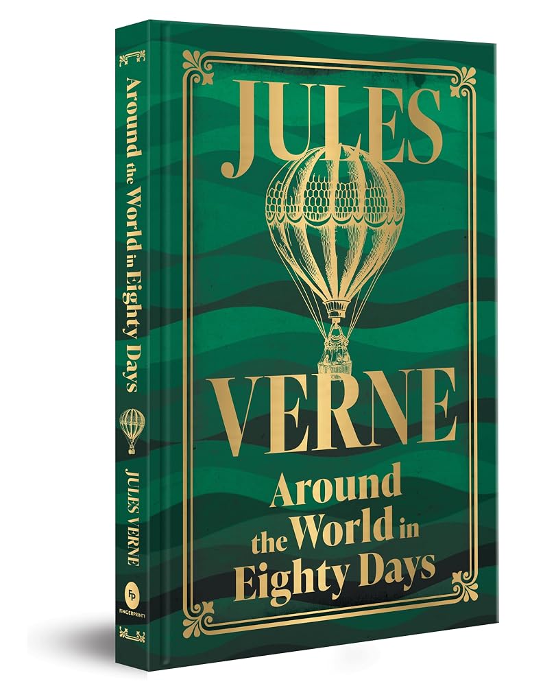 Around the World in Eighty Days (Deluxe Hardbound Edition) (Fingerprint! Classics) cover image