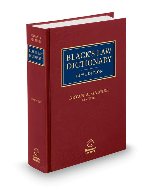 Black's Law Dictionary, 12th Edition cover image