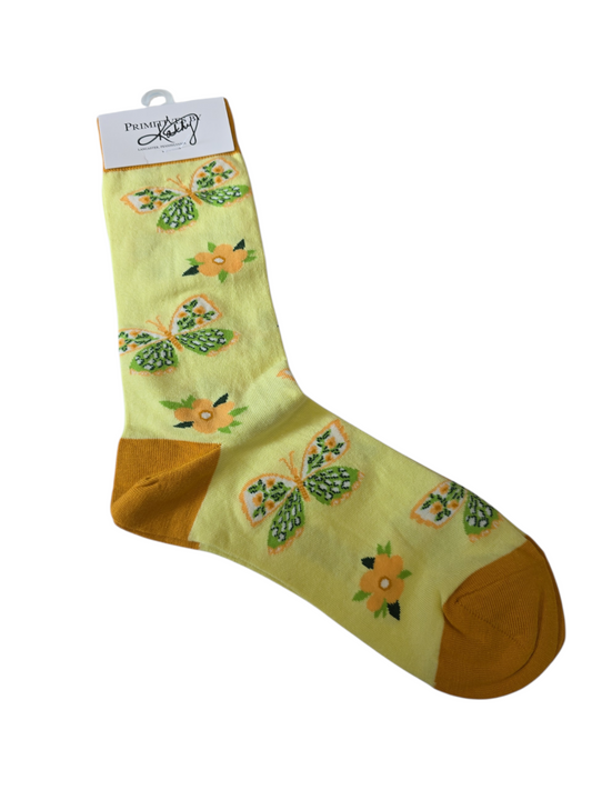 BUTTERFLIES AND BLOOMS SOCKS