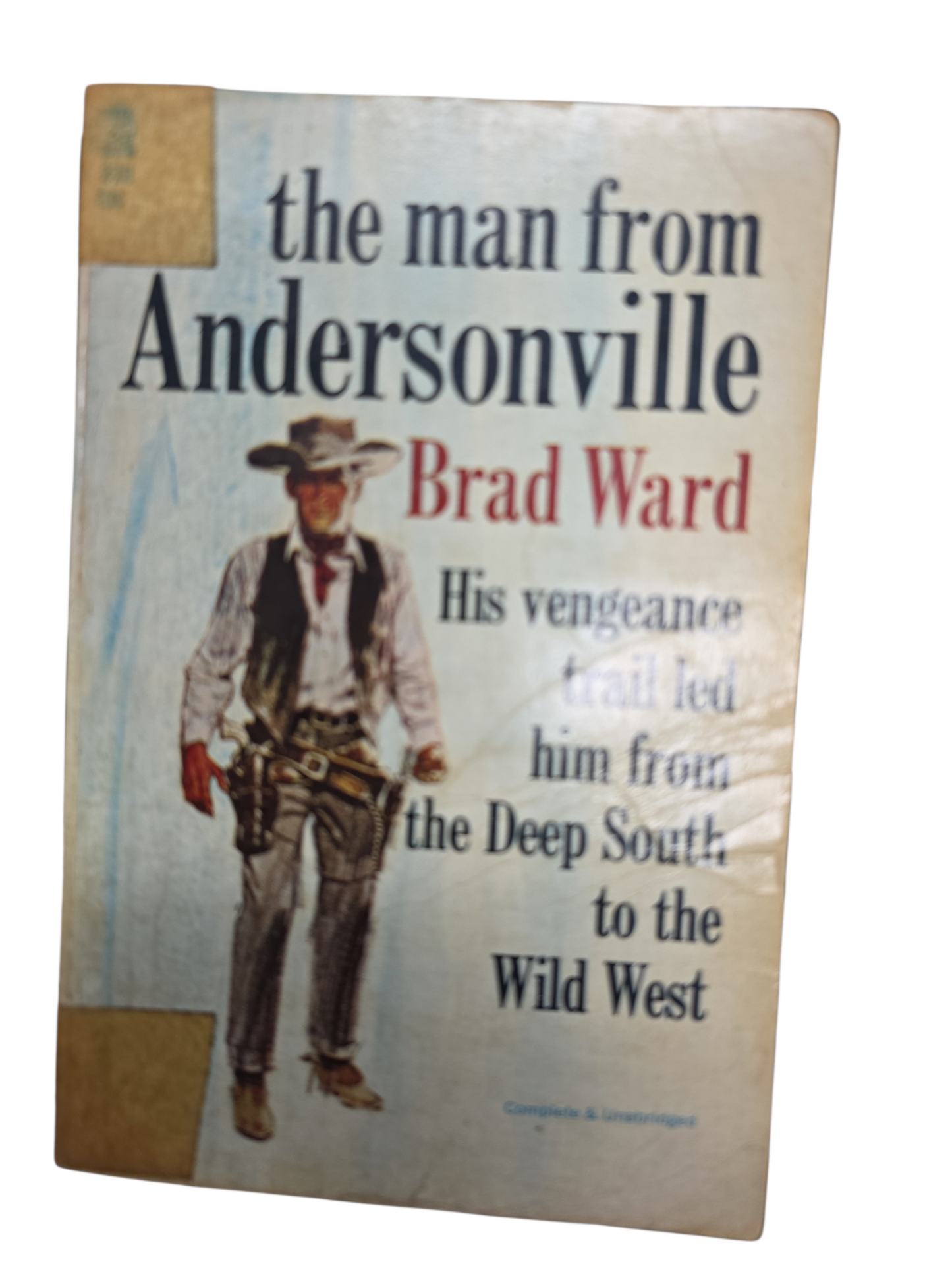 THE MAN FROM ANDERSONVILLE- BRAD WARD -USED WES