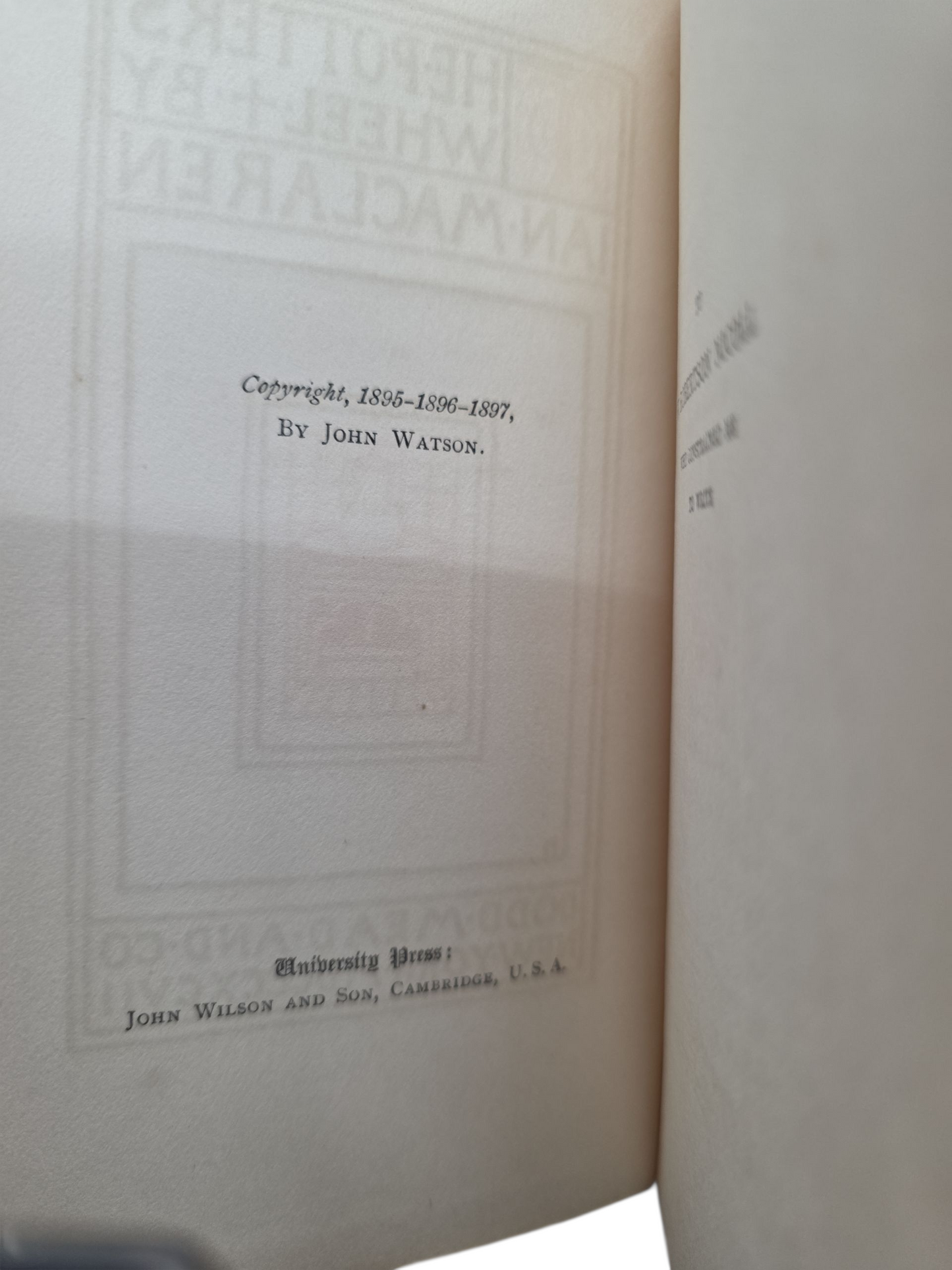 THE POTTER'S WHEEL -IAN MACLAREN