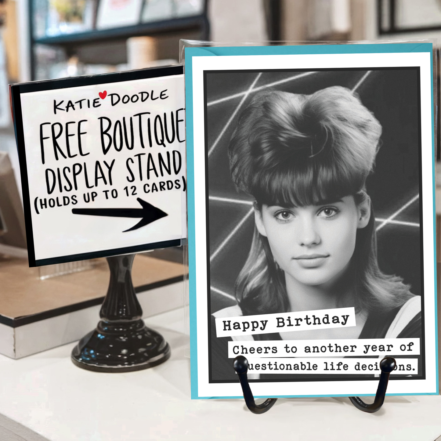 Birthday Cards Funny | FREE Card Display Stand: Yes