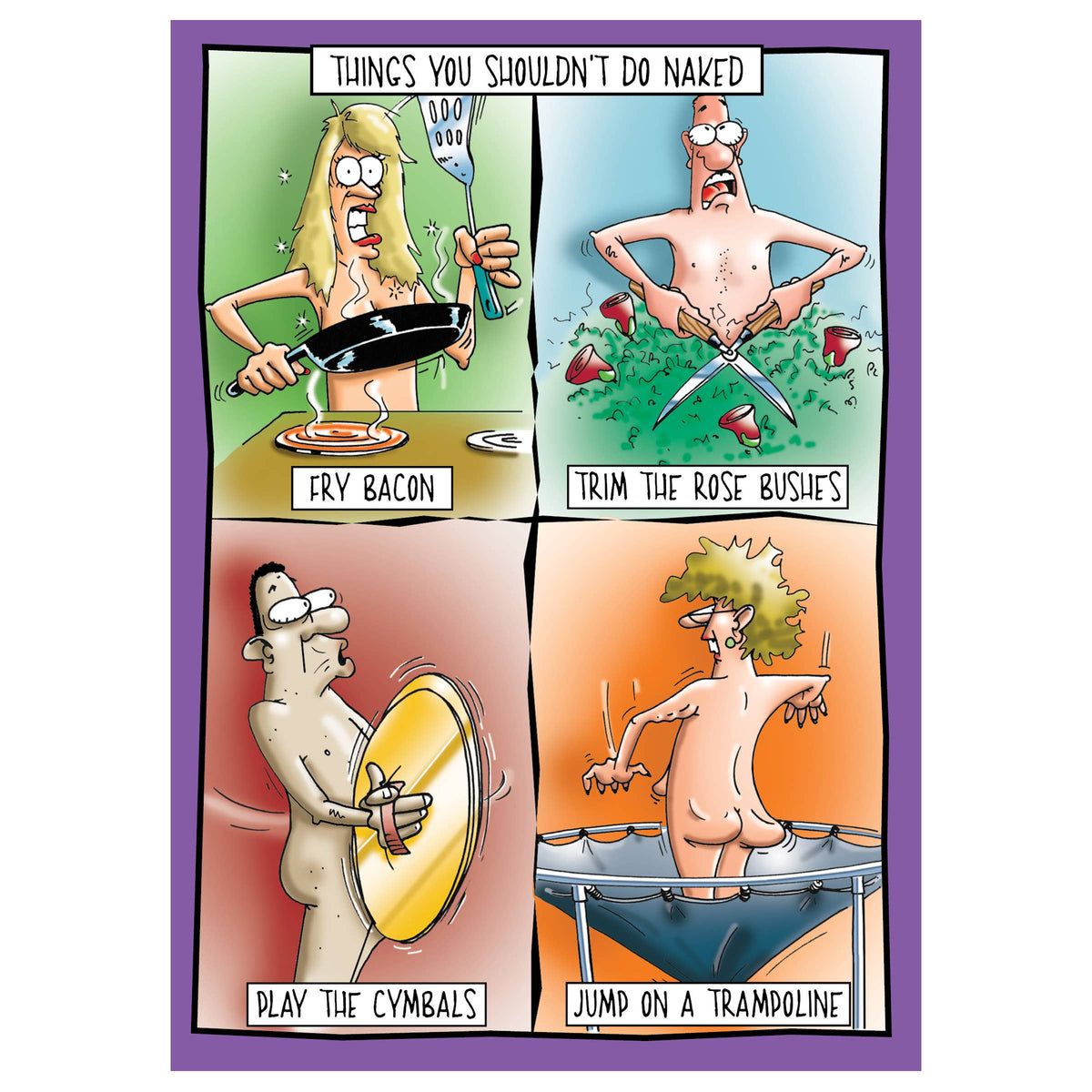 Things You Shouldn't Do Naked | Birthday Card