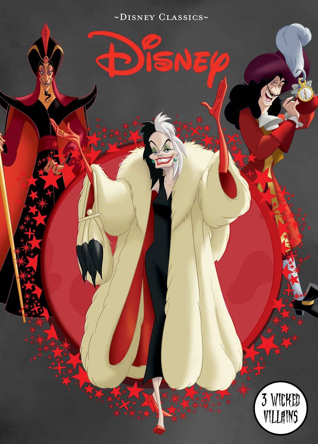 Disney Classics: 3 Wicked Villains (Disney Die-Cut Classics) CPB