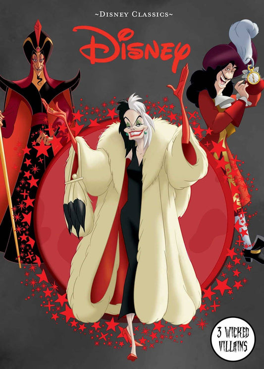 Disney Classics: 3 Wicked Villains (Disney Die-Cut Classics) CPB