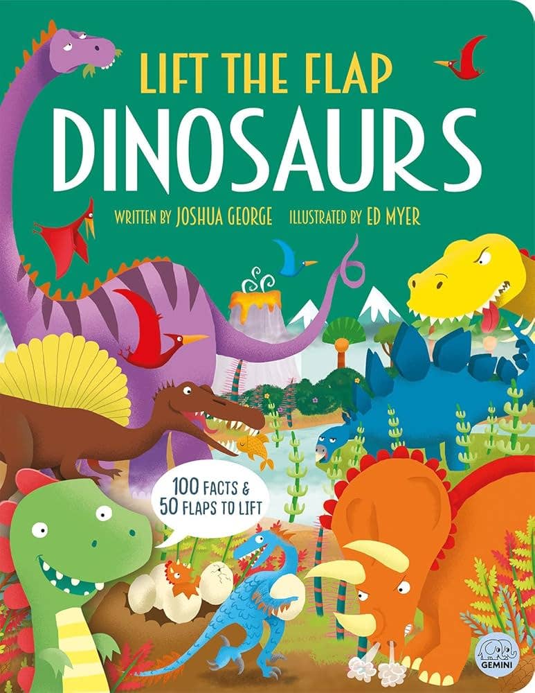 Dinosaurs (Lift-The-Flap History)- NEW CNF