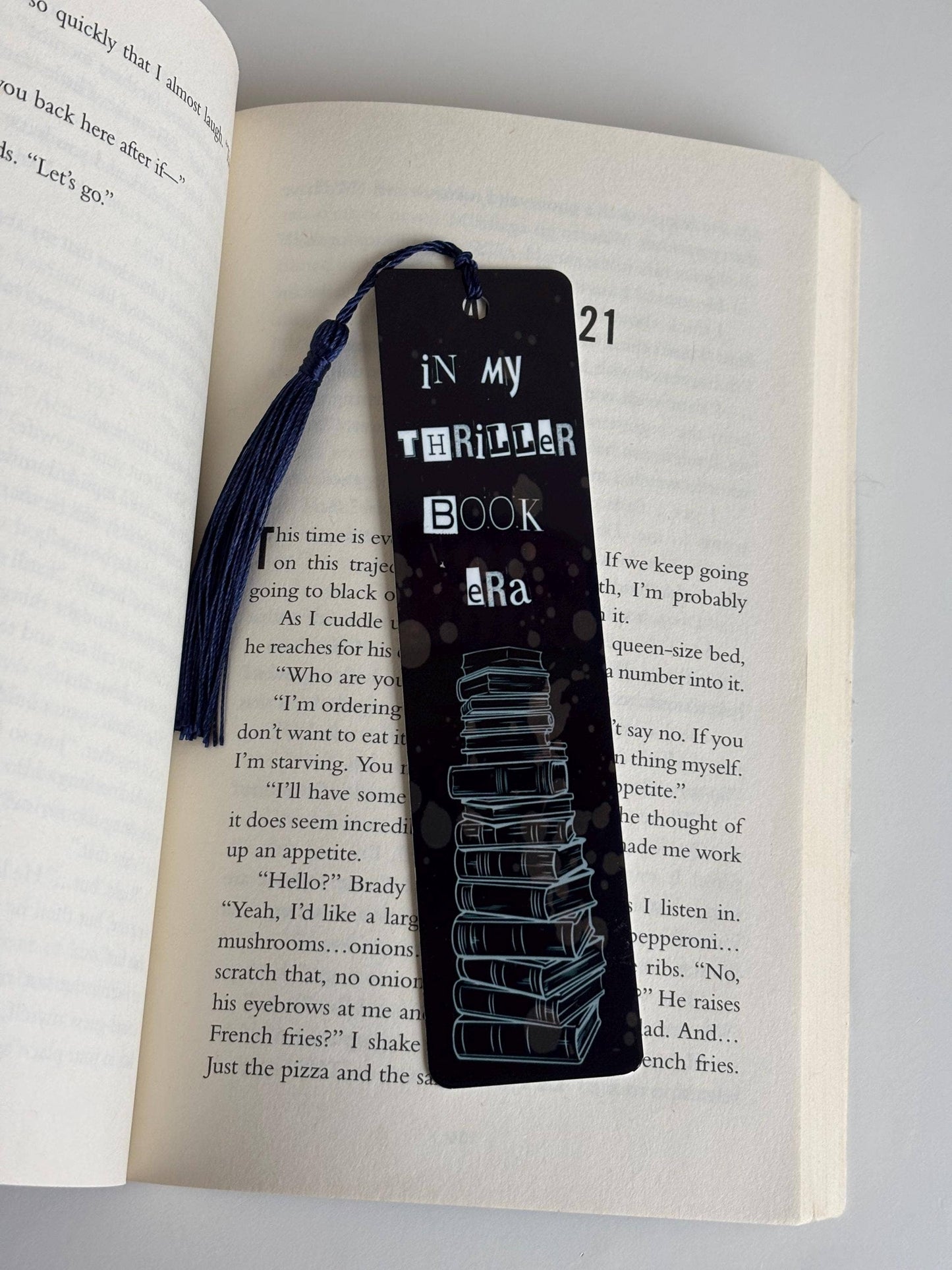 Freida Readah Psychological Thriller Metal Bookmark: Freida Short
