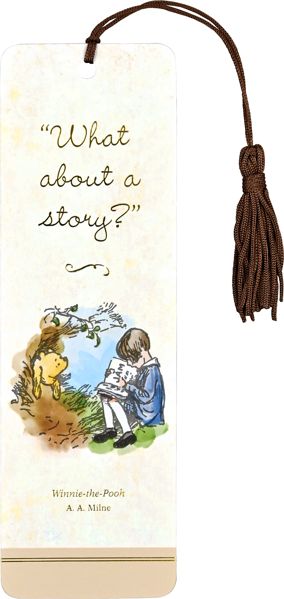 Winnie-the-Pooh What About A Story? Youth Bookmark