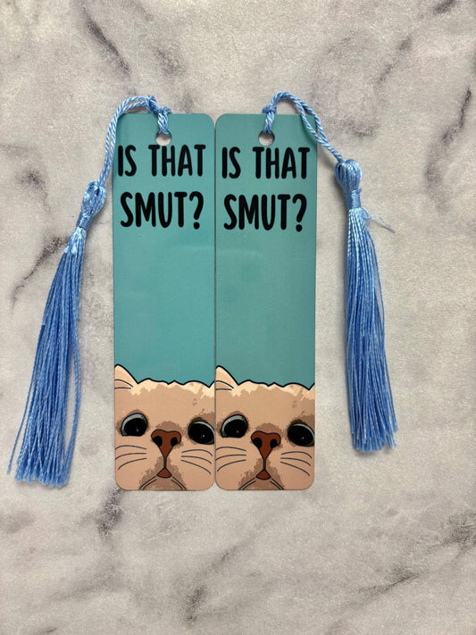 Is That Smut? Funny Cat Bookmark: Short