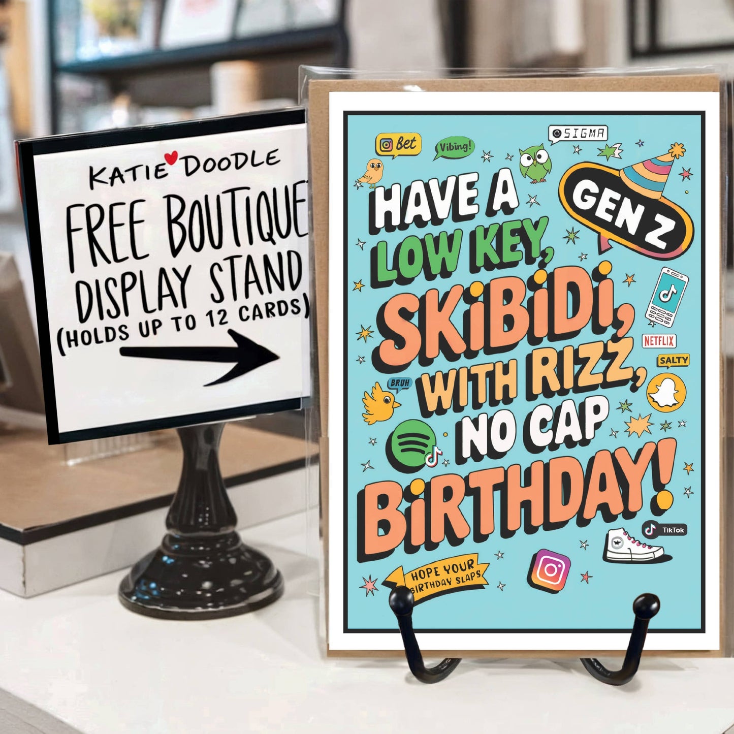 Funny Birthday Greeting Cards for Kids with Display (Gen Z): Yes