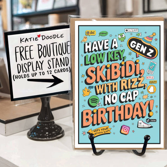 Funny Birthday Greeting Cards for Kids with Display (Gen Z): Yes