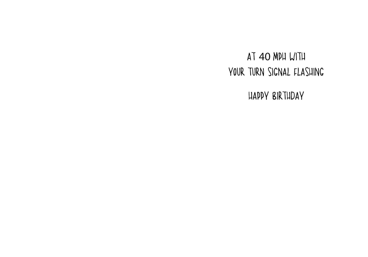 Life in the Fast Lane | Funny Birthday Card