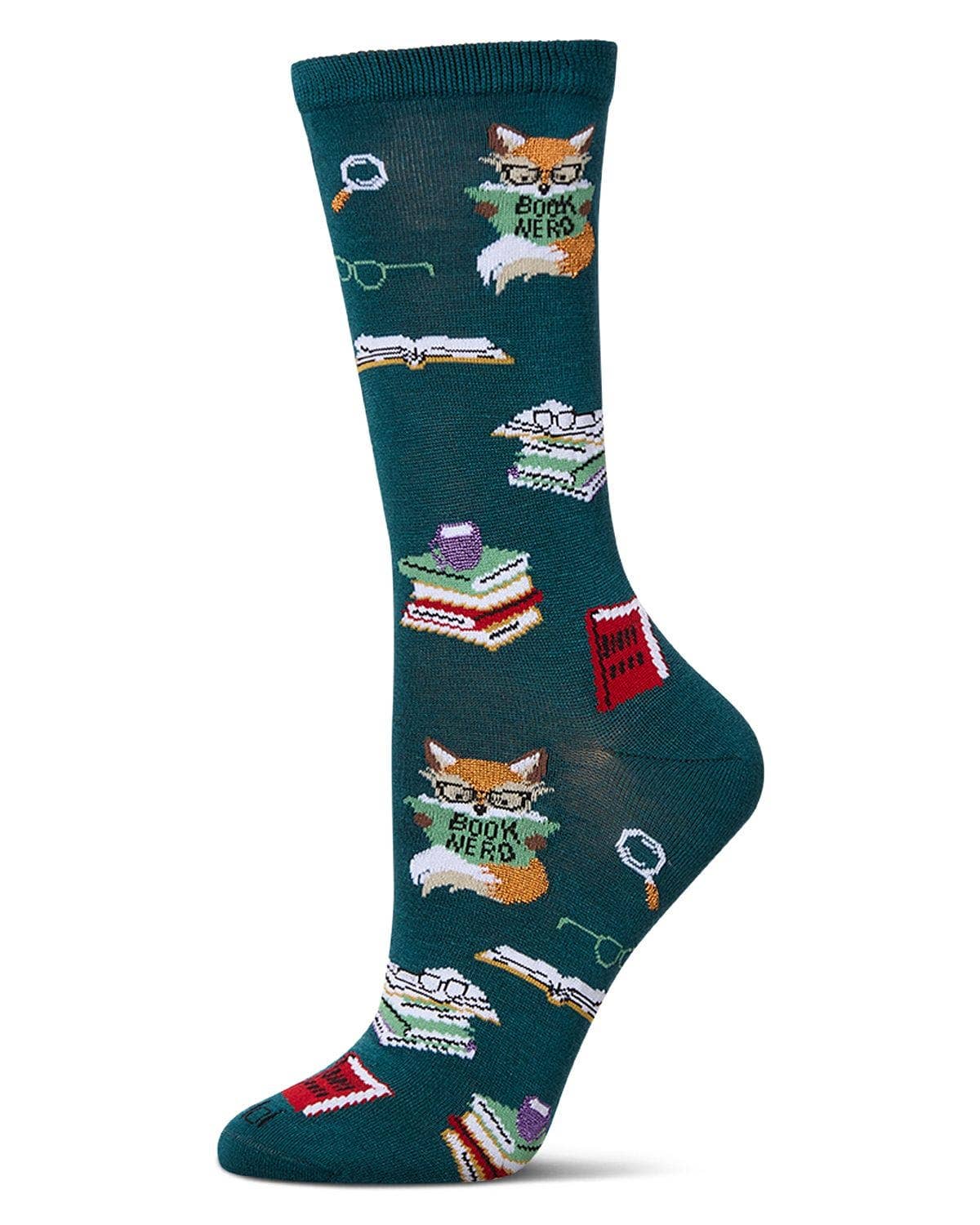 Book Nerd Bamboo Crew: Dark Spruce / 9-11