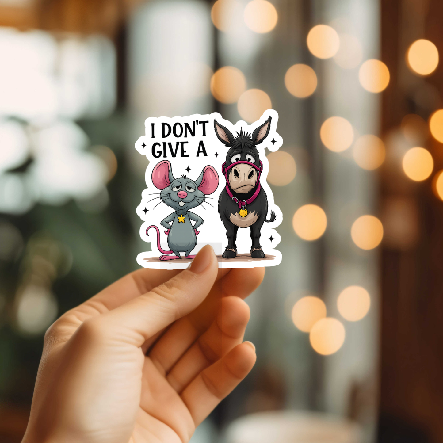 Funny I Don't Give A Vinyl Sticker