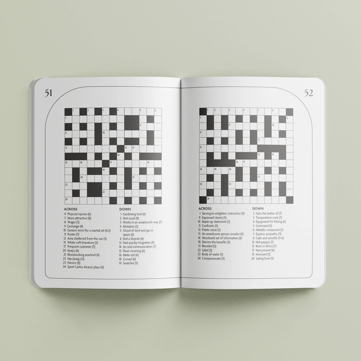 Faux Suede Crossword